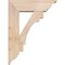 Ekena Millwork Merced Traditional Smooth Bracket w/ Offset Brace, Douglas Fir, 7 1/2"W x 24"D x 32"H BKT0806X24X32MRC01SDF - alternate 3